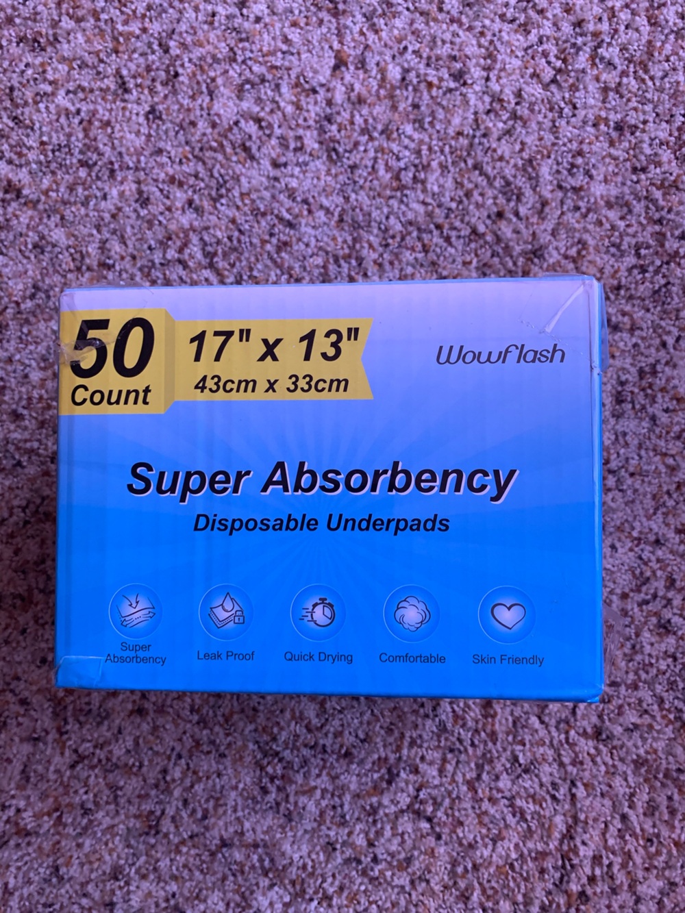 Super Absorbency Disposable Underpads - Blue